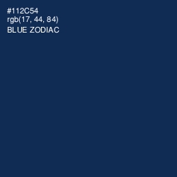 #112C54 - Blue Zodiac Color Image